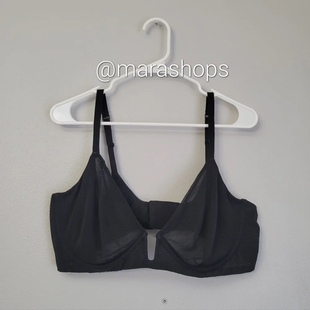 SKIMS Mesh One Wire Plunge Bra